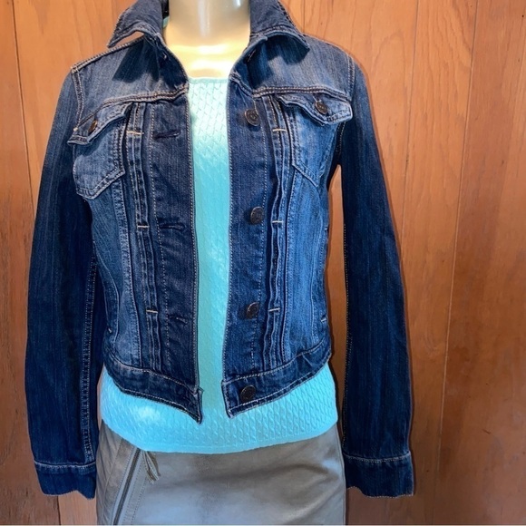 Aeropostale Denim Jacket With Internal And External Pockets. Stylish Attitude. - Picture 1 of 8